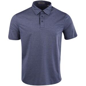 NEW G/FORE Men's Melange Ice Nylon Polo Golf Shirt Twilight XL